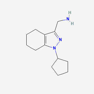 (1-cyclopentyl-4,5,6,7-tetrahydro-1H-indazol-3-yl)methanamine