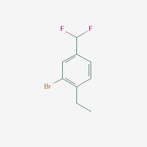 2-Bromo-4-(difluoromethyl)-1-ethylbenzene