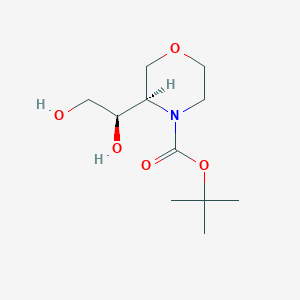 Tert-butyl (3R)-3-[(1R)-1,2-dihydroxyethyl]morpholine-4-carboxylate