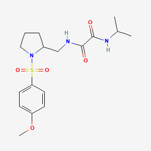 N1-isopropyl-N2-((1-((4-methoxyphenyl)sulfonyl)pyrrolidin-2-yl)methyl)oxalamide