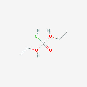 molecular formula C5H12N2O3S B239045 Chloridovanadic acid diethyl ester CAS No. 1635-99-0