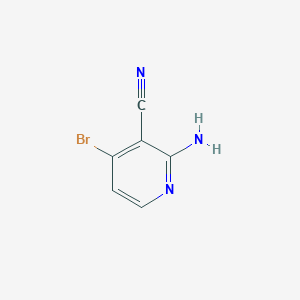 molecular formula C6H4BrN3 B2390491 2-Amino-4-bromonicotinonitrile CAS No. 1152617-15-6