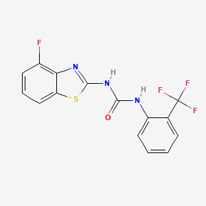 1-(4-Fluorobenzo[d]thiazol-2-yl)-3-(2-(trifluoromethyl)phenyl)urea