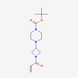 Tert-butyl 4-[1-(prop-2-enoyl)azetidin-3-yl]piperazine-1-carboxylate