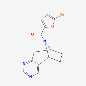 (5-bromofuran-2-yl)((5R,8S)-6,7,8,9-tetrahydro-5H-5,8-epiminocyclohepta[d]pyrimidin-10-yl)methanone