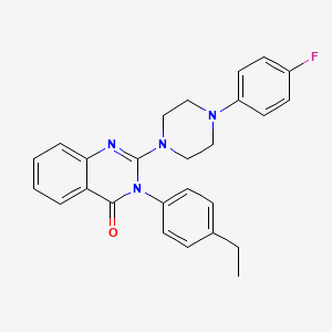 3-(4-ethylphenyl)-2-[4-(4-fluorophenyl)piperazin-1-yl]quinazolin-4(3H)-one