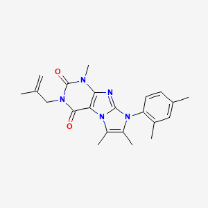 6-(2,4-Dimethylphenyl)-4,7,8-trimethyl-2-(2-methylprop-2-enyl)purino[7,8-a]imidazole-1,3-dione