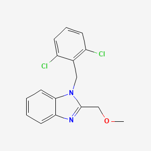 1-(2,6-dichlorobenzyl)-2-(methoxymethyl)-1H-benzo[d]imidazole