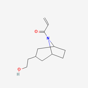 1-[3-(2-Hydroxyethyl)-8-azabicyclo[3.2.1]octan-8-yl]prop-2-en-1-one