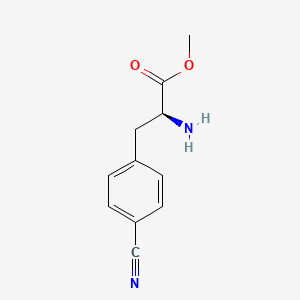 (S)-methyl 2-amino-3-(4-cyanophenyl)propanoate
