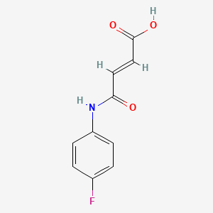 molecular formula C10H8FNO3 B2390624 4-(4-Fluoroanilino)-4-oxobut-2-enoic acid CAS No. 119322-47-3; 780-05-2