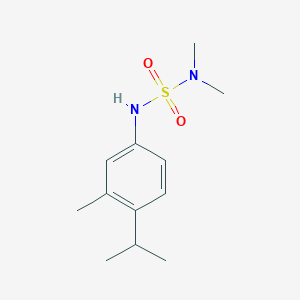 molecular formula C12H20N2O2S B2390653 N'-(4-isopropyl-3-methylphenyl)-N,N-dimethylsulfamide CAS No. 866154-23-6