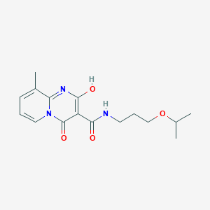 2-hydroxy-N-(3-isopropoxypropyl)-9-methyl-4-oxo-4H-pyrido[1,2-a]pyrimidine-3-carboxamide