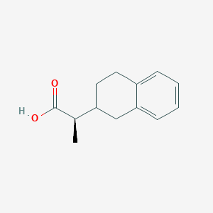molecular formula C13H16O2 B2390675 (2R)-2-(1,2,3,4-Tetrahydronaphthalen-2-yl)propanoic acid CAS No. 2248216-46-6