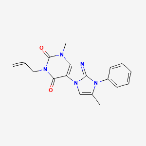 4,7-Dimethyl-6-phenyl-2-prop-2-enylpurino[7,8-a]imidazole-1,3-dione