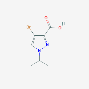 molecular formula C7H9BrN2O2 B2390745 4-Bromo-1-isopropyl-1H-pyrazole-3-carboxylic acid CAS No. 1006451-37-1