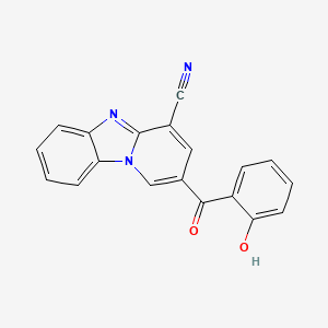 2-(2-Hydroxybenzoyl)pyrido[1,2-a]benzimidazole-4-carbonitrile