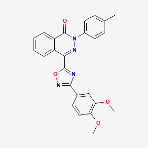 4-[3-(3,4-dimethoxyphenyl)-1,2,4-oxadiazol-5-yl]-2-(4-methylphenyl)phthalazin-1(2H)-one