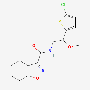 N-[2-(5-chlorothiophen-2-yl)-2-methoxyethyl]-4,5,6,7-tetrahydro-1,2-benzoxazole-3-carboxamide