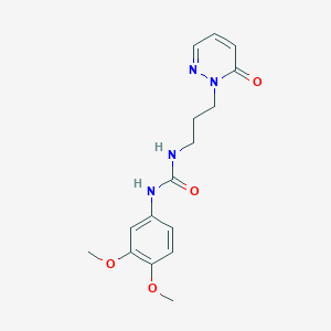 1-(3,4-dimethoxyphenyl)-3-(3-(6-oxopyridazin-1(6H)-yl)propyl)urea