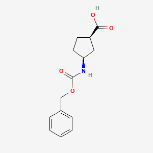 Cis-n-cbz-3-aminocyclopentanecarboxylic acid