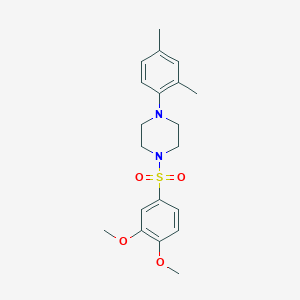 1-[(3,4-Dimethoxyphenyl)sulfonyl]-4-(2,4-dimethylphenyl)piperazine