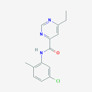 N-(5-Chloro-2-methylphenyl)-6-ethylpyrimidine-4-carboxamide