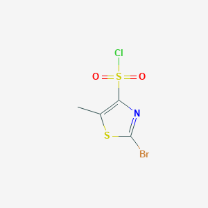 2-Bromo-5-methyl-1,3-thiazole-4-sulfonyl chloride
