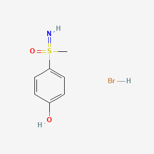4-(Methylsulfonimidoyl)phenol;hydrobromide