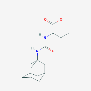 Methyl 2-(1-adamantylcarbamoylamino)-3-methylbutanoate