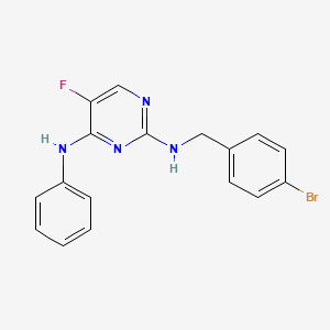 N2-(4-Bromobenzyl)-5-fluoro-N4-phenylpyrimidine-2,4-diamine
