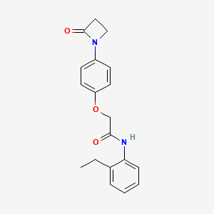 N-(2-ethylphenyl)-2-[4-(2-oxoazetidin-1-yl)phenoxy]acetamide