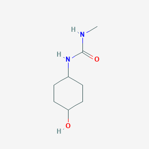 molecular formula C8H16N2O2 B2391068 3-Methyl-1-[(1r,4r)-4-hydroxycyclohexyl]urea CAS No. 80413-65-6