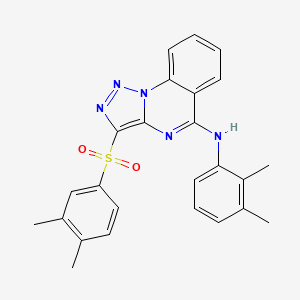 N-(2,3-dimethylphenyl)-3-(3,4-dimethylphenyl)sulfonyltriazolo[1,5-a]quinazolin-5-amine