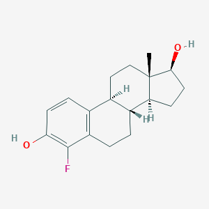 molecular formula C18H23FO2 B239108 4-Fluoroestradiol CAS No. 1881-37-4