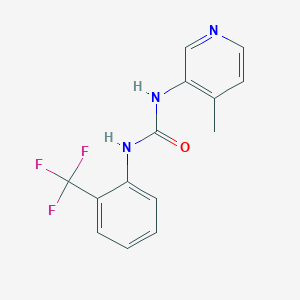 1-(4-Methylpyridin-3-yl)-3-[2-(trifluoromethyl)phenyl]urea