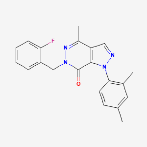 1-(2,4-dimethylphenyl)-6-(2-fluorobenzyl)-4-methyl-1H-pyrazolo[3,4-d]pyridazin-7(6H)-one