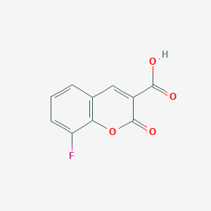 molecular formula C10H5FO4 B2391123 8-Fluoro-2-oxochromene-3-carboxylic acid CAS No. 625823-51-0