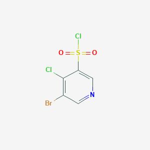 molecular formula C5H2BrCl2NO2S B2391140 3-Bromo-4-chloropyridine-5-sulfonyl chloride CAS No. 1352522-70-3