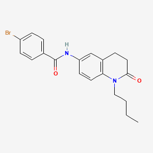 molecular formula C20H21BrN2O2 B2391172 4-bromo-N-(1-butyl-2-oxo-1,2,3,4-tetrahydroquinolin-6-yl)benzamide CAS No. 954661-57-5