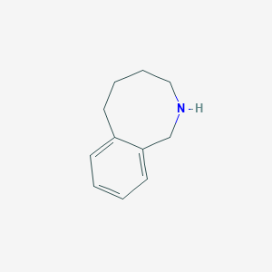 molecular formula C11H15N B2391214 1,2,3,4,5,6-Hexahydro-benzo[c]azocine CAS No. 7124-94-9