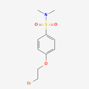 4-(2-bromoethoxy)-N,N-dimethylbenzenesulfonamide