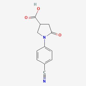 1-(4-Cyanophenyl)-5-oxopyrrolidine-3-carboxylic acid