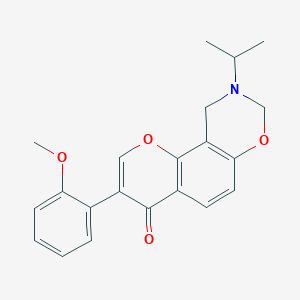 9-isopropyl-3-(2-methoxyphenyl)-9,10-dihydrochromeno[8,7-e][1,3]oxazin-4(8H)-one