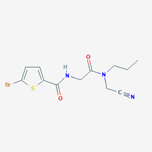 2-[(5-bromothiophen-2-yl)formamido]-N-(cyanomethyl)-N-propylacetamide