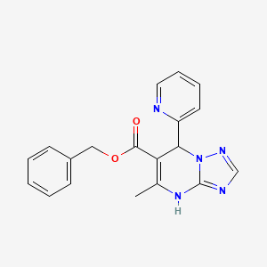 Benzyl 5-methyl-7-(pyridin-2-yl)-4,7-dihydro-[1,2,4]triazolo[1,5-a]pyrimidine-6-carboxylate