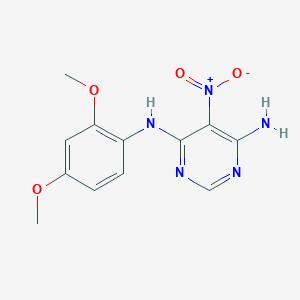 N-(2,4-dimethoxyphenyl)-5-nitropyrimidine-4,6-diamine