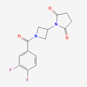 1-(1-(3,4-Difluorobenzoyl)azetidin-3-yl)pyrrolidine-2,5-dione