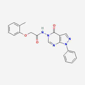 N-(4-oxo-1-phenyl-1H-pyrazolo[3,4-d]pyrimidin-5(4H)-yl)-2-(o-tolyloxy)acetamide