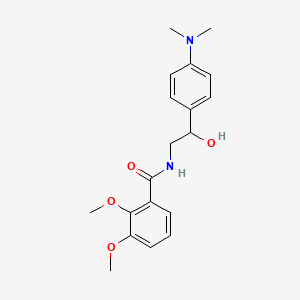 molecular formula C19H24N2O4 B2391406 N-(2-(4-(dimethylamino)phenyl)-2-hydroxyethyl)-2,3-dimethoxybenzamide CAS No. 1421457-36-4